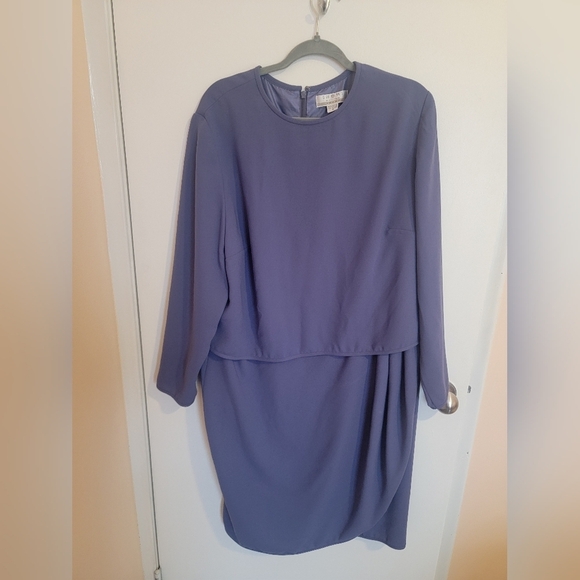Shomi Size 18 Dress Periwinkle Pre-owed - Picture 1 of 4